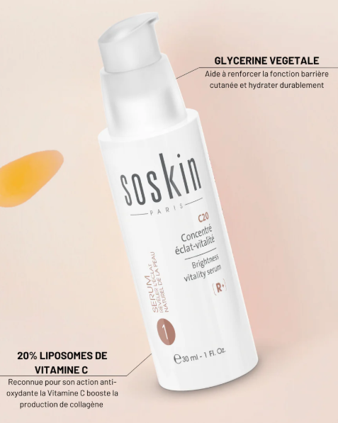 SOSKIN BRIGHTNESS VITALITY SERUM C20